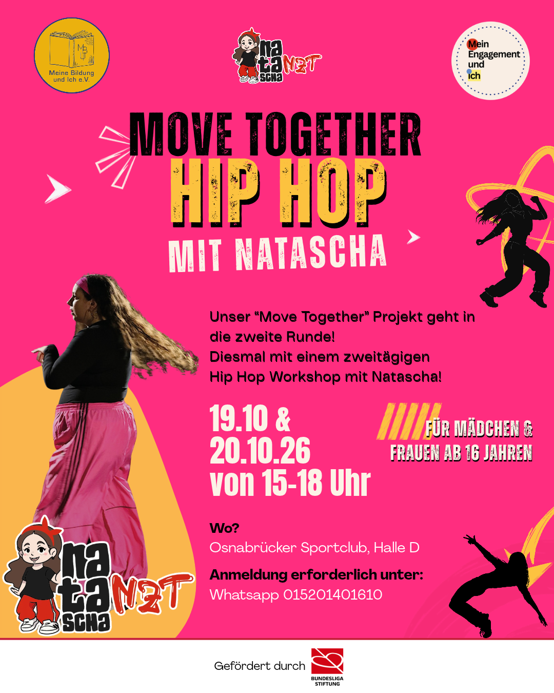 Move together: Hip Hop Workshop für Frauen und Mädchen